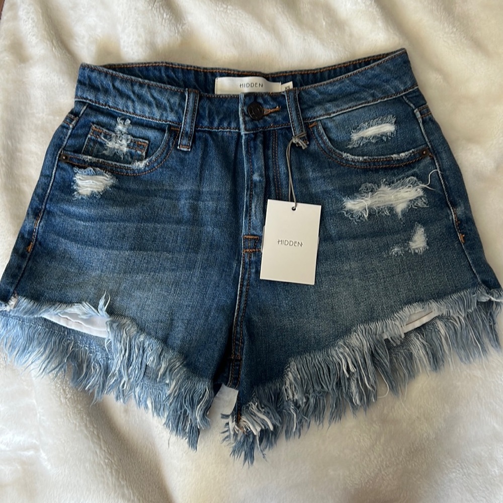 HIDDEN Finn high rise short size xs